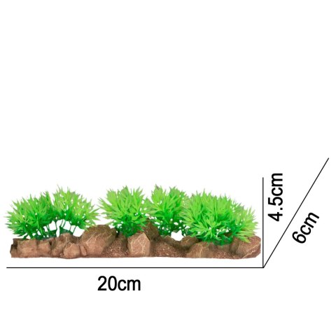 Kruger Meier Plant Line - Dekoracja roślinna do akwarium 20x6x4,5 cm Kruger Meier Kruger Meier Plant Line - Dekoracja roślinna do akwarium 20x6x4,5 cm Kruger Meier
