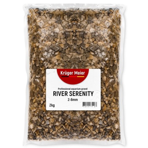 Kruger Meier River Serenity 2-8 mm - Żwirek akwarystyczny 2 kg Kruger Meier