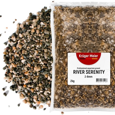 Kruger Meier River Serenity 2-8 mm - Żwirek akwarystyczny 2 kg Kruger Meier Kruger Meier River Serenity 2-8 mm - Żwirek akwarystyczny 2 kg Kruger Meier