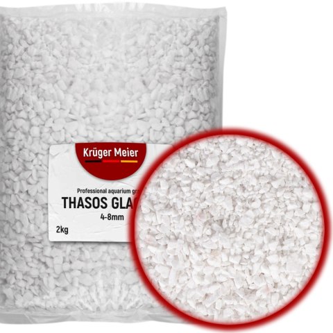 Kruger Meier Thasos Glacier 4-8 mm - Żwirek akwarystyczny 2 kg Kruger Meier Kruger Meier Thasos Glacier 4-8 mm - Żwirek akwarystyczny 2 kg Kruger Meier