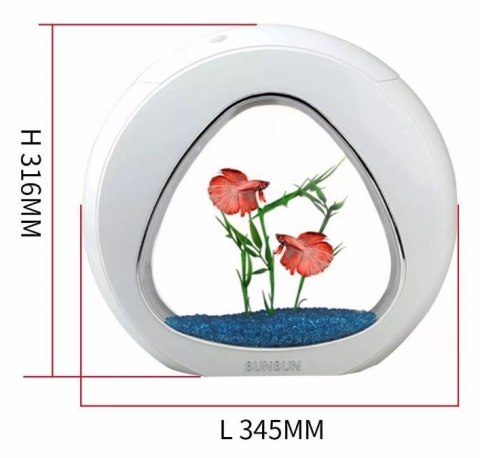 SunSun Smart Aqua 4l - zestaw akwarium białe 4l SunSun SunSun Smart Aqua 4l - zestaw akwarium białe 4l SunSun
