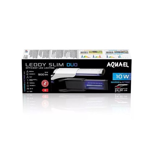 Aquael LEDDY SLIM DUO 10W MARINE&ACTINIC biały - oświetlenie LED Aquael Aquael LEDDY SLIM DUO 10W MARINE&ACTINIC biały - oświetlenie LED Aquael