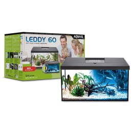 Aquael Leddy Plus 60 Day&Night Black 2.0 - zestaw akwariowy Aquael