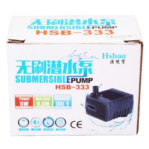 Hsbao HSB-333 - pompa 300l/h Hsbao Hsbao HSB-333 - pompa 300l/h Hsbao