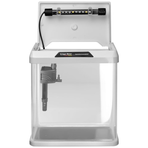 Kruger Meier Como Aquarium 7l - akwarium zestaw biały Kruger Meier Kruger Meier Como Aquarium 7l - akwarium zestaw biały Kruger Meier