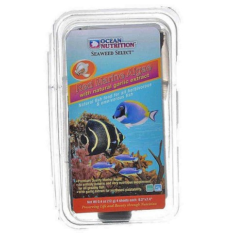 Ocean Nutrition Seaweed Red 8g - algi z czosnkiem Ocean Nutrition Ocean Nutrition Seaweed Red 8g - algi z czosnkiem Ocean Nutrition