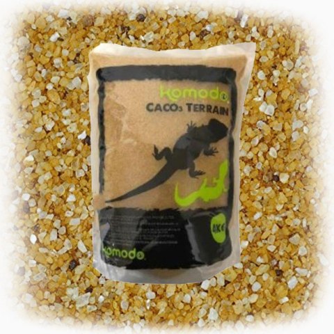 Komodo CaCo3 Sand Caramel - jadalny piasek dla gadów Komodo Komodo CaCo3 Sand Caramel - jadalny piasek dla gadów Komodo
