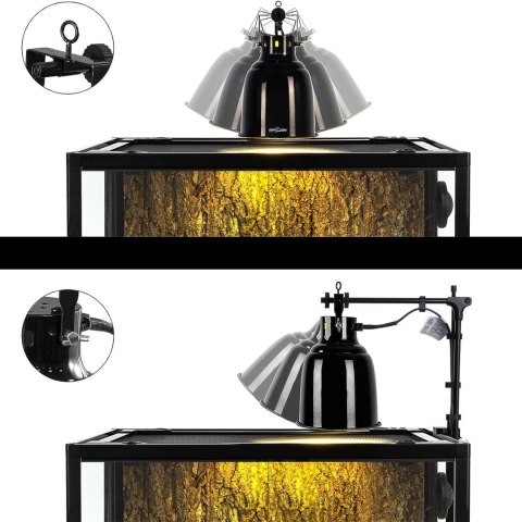 Repti-Zoo Multi Deep Dome - klosz i oprawka terrarystyczna Repti-Zoo Repti-Zoo Multi Deep Dome - klosz i oprawka terrarystyczna Repti-Zoo
