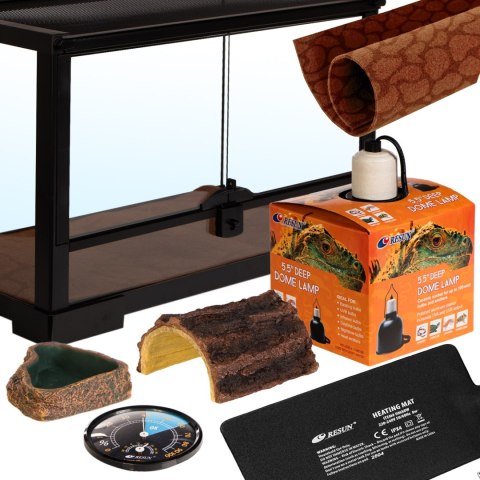Resun ReptiSet Comfort ONE - zestaw terrarystyczny 50x25x30cm Resun Resun ReptiSet Comfort ONE - zestaw terrarystyczny 50x25x30cm Resun