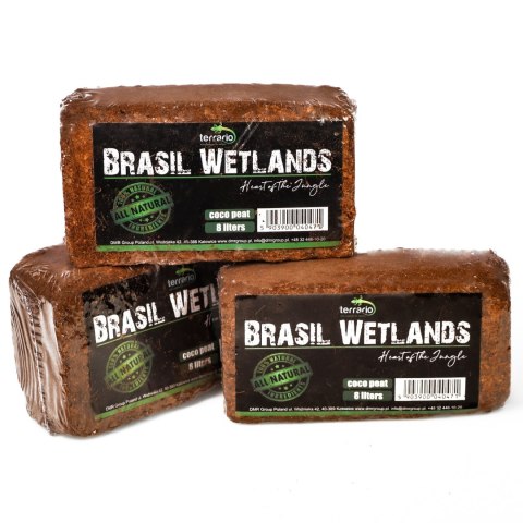 Terrario Brasil Wetlands 7l 650g - podłoże z włókien kokosa Terrario Terrario Brasil Wetlands 7l 650g - podłoże z włókien kokosa Terrario