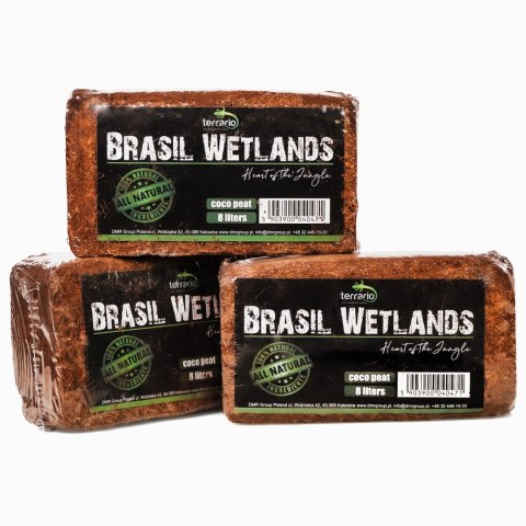Terrario Brasil Wetlands 7l 650g - podłoże z włókien kokosa Terrario Terrario Brasil Wetlands 7l 650g - podłoże z włókien kokosa Terrario