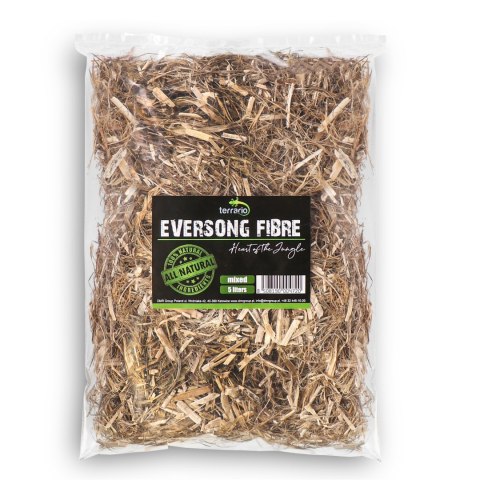 Terrario Eversong Fibre Mix 5l - mieszanka z słomy konopnej Terrario