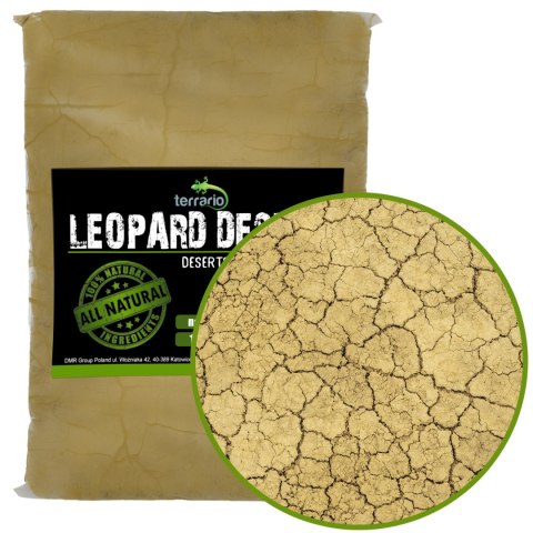 Terrario Leopard Desert 1kg - podłoże spękana ziemia pustynna Terrario