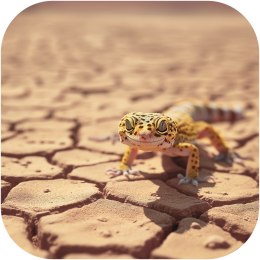 Terrario Leopard Desert 1kg - podłoże spękana ziemia pustynna Terrario