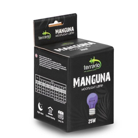 Terrario Manguna Moonlight Lamp - żarówka nocna 25W Terrario Terrario Manguna Moonlight Lamp - żarówka nocna 25W Terrario