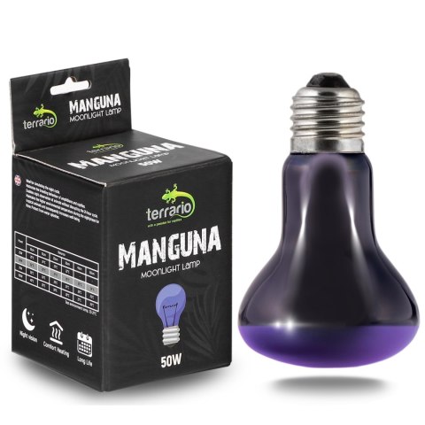 Terrario Manguna Moonlight Lamp - żarówka nocna 50W Terrario