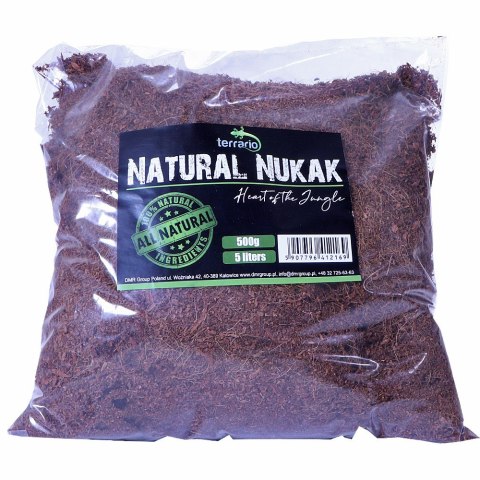 Terrario Natural Nukak 5l 500g - podłoże z włókien kokosa Terrario Terrario Natural Nukak 5l 500g - podłoże z włókien kokosa Terrario