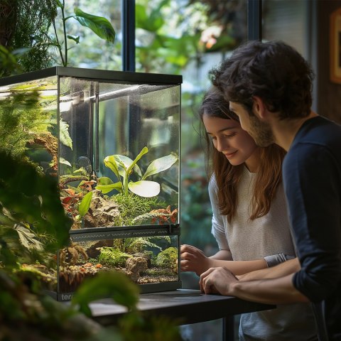 Terrario Oasis Verde 10 - terrarium 30x30x45 z zestawem Terrario Terrario Oasis Verde 10 - terrarium 30x30x45 z zestawem Terrario