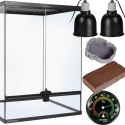 Terrario Oasis Verde 30 - terrarium 45x45x60 z zestawem Terrario