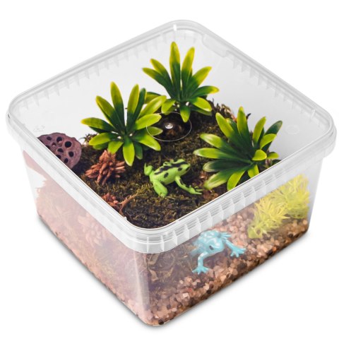 Terrario ReptiBox 19x19x12cm - przeźroczyste terrarium faunarium Terrario Terrario ReptiBox 19x19x12cm - przeźroczyste terrarium faunarium Terrario