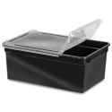 Terrario Reptiland Black 19x12x7,5cm - czarne terrarium faunarium Terrario