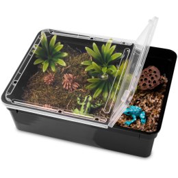 Terrario Reptiland Black 25x19x7,5cm - czarne terrarium faunarium Terrario