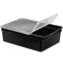 Terrario Reptiland Black 25x19x7,5cm - czarne terrarium faunarium Terrario