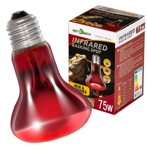 Repti-Zoo Infrared Basking Spot 75W - żarówka grzewcza podczerwona Repti-Zoo Repti-Zoo Infrared Basking Spot 75W - żarówka grzewcza podczerwona Repti-Zoo