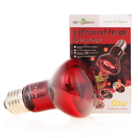 Repti-Zoo Infrared Heat 50W - żarówka grzewcza podczerwona Repti-Zoo Repti-Zoo Infrared Heat 50W - żarówka grzewcza podczerwona Repti-Zoo