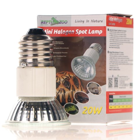 Repti-Zoo Mini Halogen Spot 20W - mały halogen grzewczy Repti-Zoo Repti-Zoo Mini Halogen Spot 20W - mały halogen grzewczy Repti-Zoo