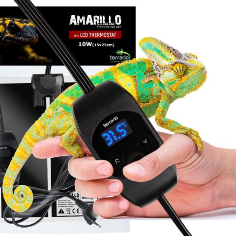 Terrario Amarillo 10W - mata grzewcza z termostatem LCD Terrario Terrario Amarillo 10W - mata grzewcza z termostatem LCD Terrario