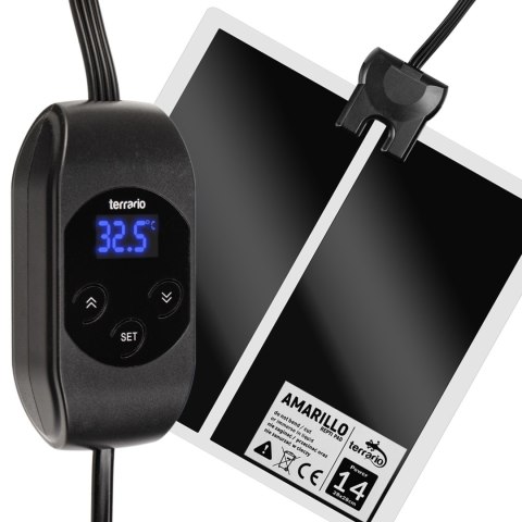 Terrario Amarillo 14W - mata grzewcza z termostatem LCD Terrario Terrario Amarillo 14W - mata grzewcza z termostatem LCD Terrario