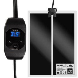 Terrario Amarillo 20W - mata grzewcza z termostatem LCD Terrario