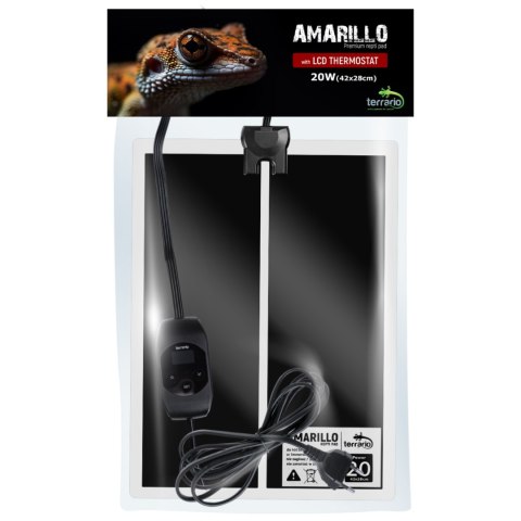 Terrario Amarillo 20W - mata grzewcza z termostatem LCD Terrario Terrario Amarillo 20W - mata grzewcza z termostatem LCD Terrario