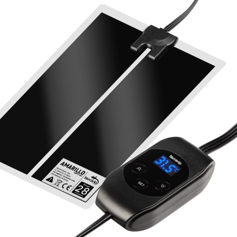 Terrario Amarillo 28W - mata grzewcza z termostatem LCD Terrario Terrario Amarillo 28W - mata grzewcza z termostatem LCD Terrario