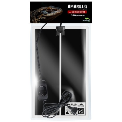 Terrario Amarillo 35W - mata grzewcza z termostatem LCD Terrario Terrario Amarillo 35W - mata grzewcza z termostatem LCD Terrario