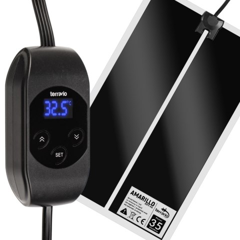 Terrario Amarillo 35W - mata grzewcza z termostatem LCD Terrario Terrario Amarillo 35W - mata grzewcza z termostatem LCD Terrario