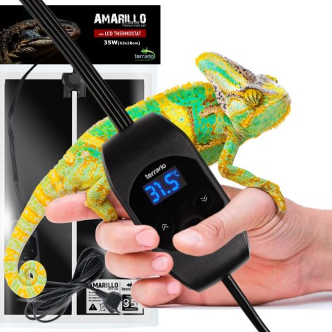 Terrario Amarillo 35W - mata grzewcza z termostatem LCD Terrario Terrario Amarillo 35W - mata grzewcza z termostatem LCD Terrario