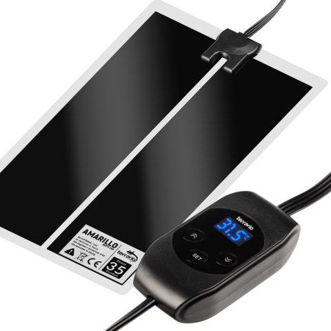 Terrario Amarillo 35W - mata grzewcza z termostatem LCD Terrario Terrario Amarillo 35W - mata grzewcza z termostatem LCD Terrario
