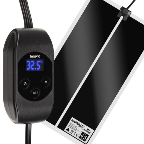 Terrario Amarillo 45W - mata grzewcza z termostatem LCD Terrario Terrario Amarillo 45W - mata grzewcza z termostatem LCD Terrario
