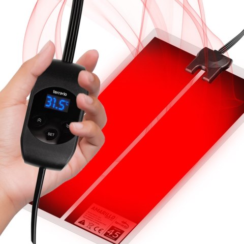 Terrario Amarillo 45W - mata grzewcza z termostatem LCD Terrario Terrario Amarillo 45W - mata grzewcza z termostatem LCD Terrario