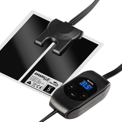 Terrario Amarillo 5W - mata grzewcza z termostatem LCD Terrario Terrario Amarillo 5W - mata grzewcza z termostatem LCD Terrario