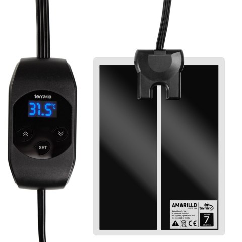 Terrario Amarillo 7W - mata grzewcza z termostatem LCD Terrario