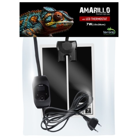 Terrario Amarillo 7W - mata grzewcza z termostatem LCD Terrario Terrario Amarillo 7W - mata grzewcza z termostatem LCD Terrario