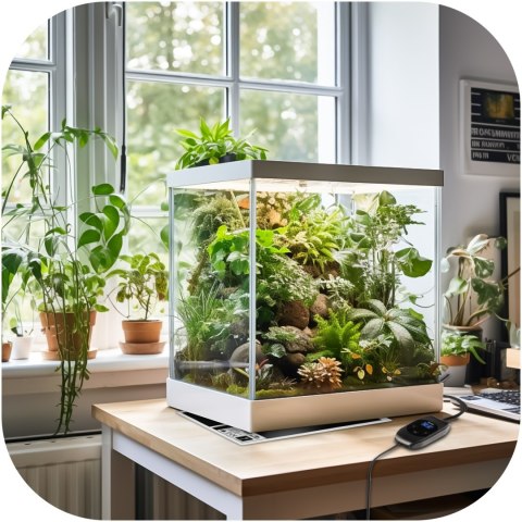 Terrario Amarillo 7W - mata grzewcza z termostatem LCD Terrario Terrario Amarillo 7W - mata grzewcza z termostatem LCD Terrario