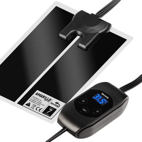 Terrario Amarillo 7W - mata grzewcza z termostatem LCD Terrario Terrario Amarillo 7W - mata grzewcza z termostatem LCD Terrario