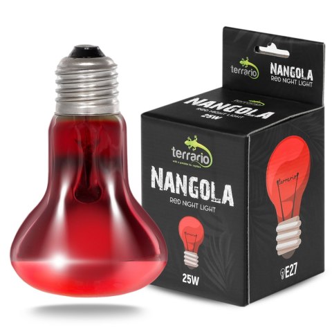 Terrario Nangola Red Night Light - żarówka podczerwona 25W Terrario Terrario Nangola Red Night Light - żarówka podczerwona 25W Terrario