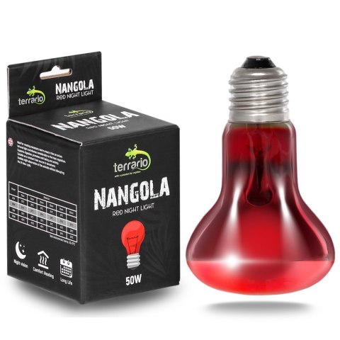 Terrario Nangola Red Night Light - żarówka podczerwona 50W Terrario