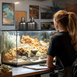 Terrario SunFusion Duo - podwójna oprawka na żarówki grzewcze i UVB Terrario