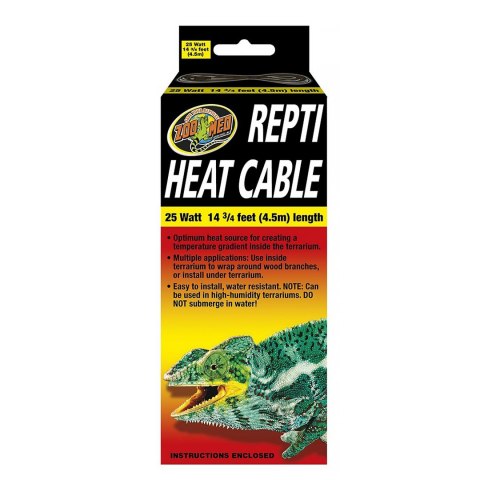 ZOOMED Repti Heat Cable 25W - kabel grzewczy 4,5m Zoomed
